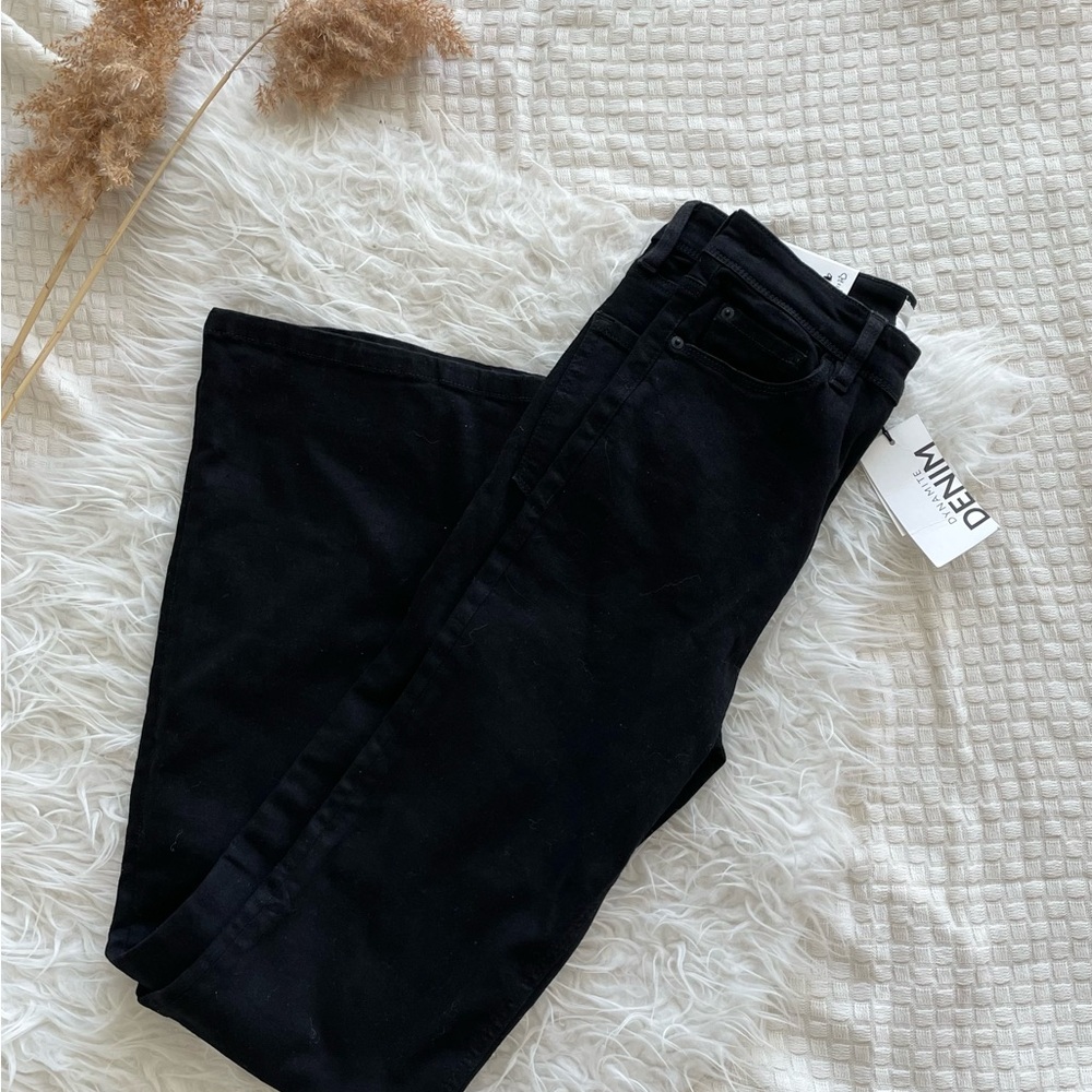 Dynamite Women's Black Flared Jeans